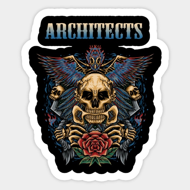 ARCHITECTS BAND Architects Band Sticker TeePublic